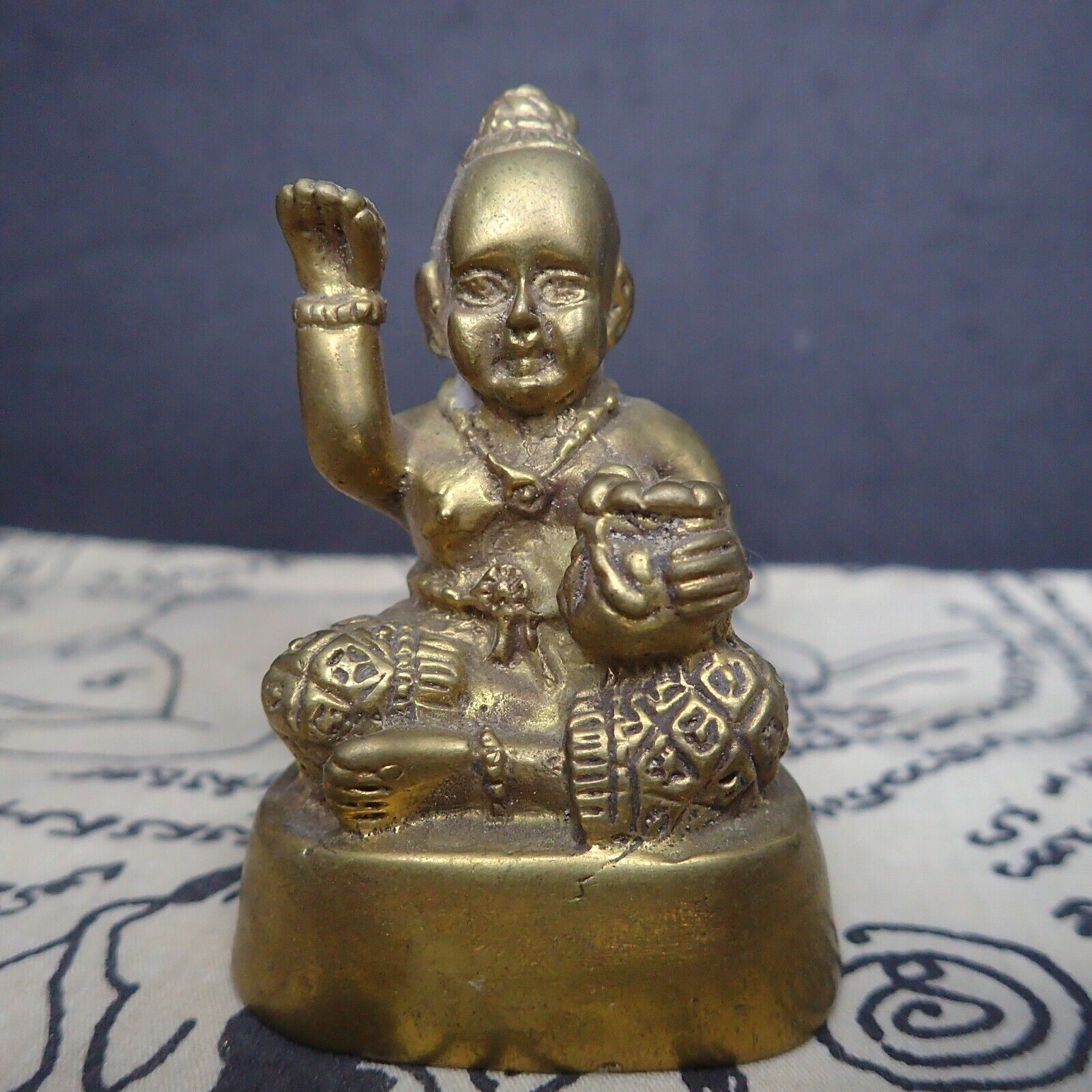 Vintage Child Figurine Buddha talisman Guman Thong Statue Kuman Boy ...